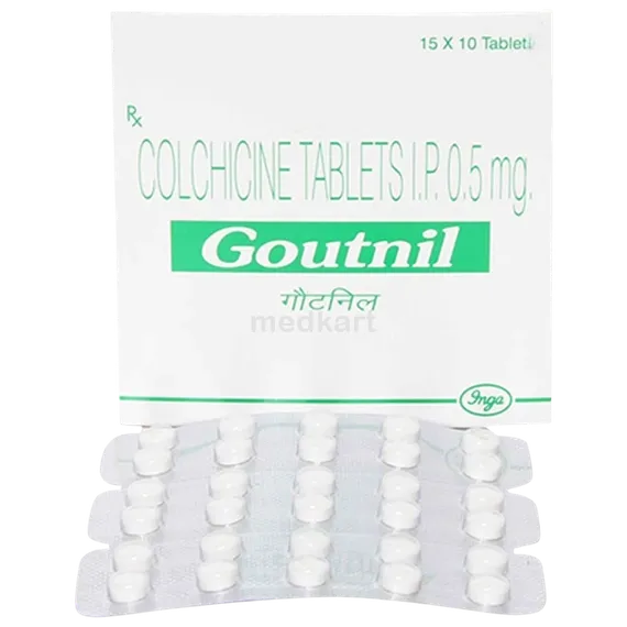 goutnil 0.5mg tablet 10's